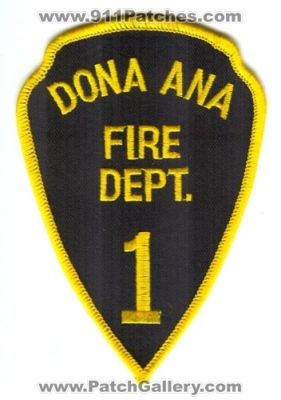 Dona Ana Fire Department (New Mexico)
Scan By: PatchGallery.com
Keywords: dept. 1