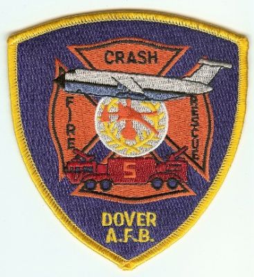 Dover AFB Crash Fire Rescue
Thanks to PaulsFirePatches.com for this scan.
Keywords: delaware air force base usaf cfr arff aircraft