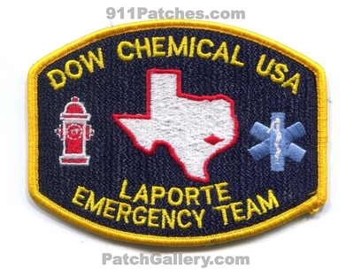 Dow Chemical USA La Porte Emergency Response Team ERT Patch (Texas)
Scan By: PatchGallery.com
Keywords: laporte fire ems