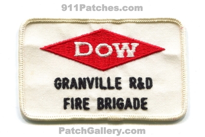 Dow Chemical Granville Research and Development Fire Brigade Patch (Ohio)
Scan By: PatchGallery.com
Keywords: r&d rd industrial plant hazmat haz-mat hazardous materials