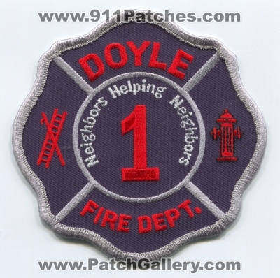 Doyle Fire Department 1 (Tennessee) (Confirmed)
Scan By: PatchGallery.com
Keywords: dept. neighbors helping neighbors