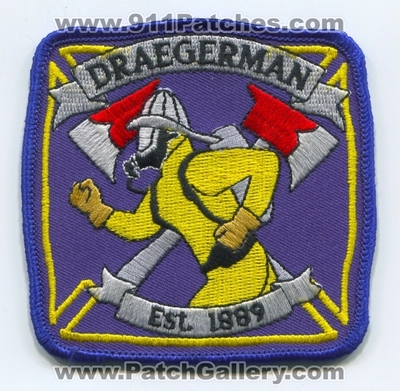 Draegerman Fire Department Patch (Germany)
Scan By: PatchGallery.com
Keywords: dept. scba dragerwerk ag firefighter