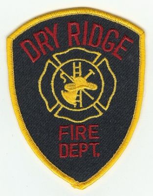 Dry Ridge Fire Dept
Thanks to PaulsFirePatches.com for this scan.
Keywords: kentucky department