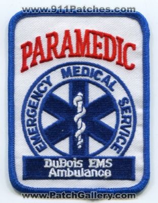 DuBois EMS Ambulance Paramedic (Pennsylvania)
Scan By: PatchGallery.com
Keywords: emergency medical services