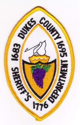 Dukes County Sheriff's Department
Thanks to Michael J Barnes for this scan.
Keywords: massachusetts sheriffs