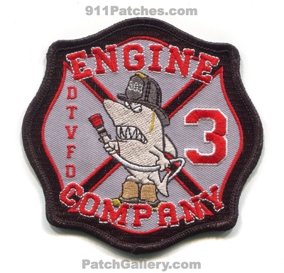 Dumfries Triangle Volunteer Fire Department Engine Company 3 Patch (Virginia)
Scan By: PatchGallery.com
[b]Patch Made By: 911Patches.com[/b]
Keywords: vol. dept. dtvfd d.t.v.f.d. co. number no. #3 station shark