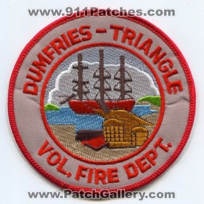 Dumfries Triangle Volunteer Fire Department (Virginia)
Scan By: PatchGallery.com
Keywords: vol. dept.
