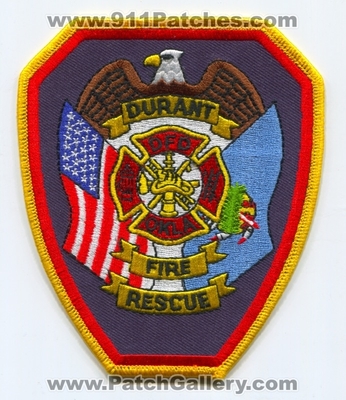 Durant Fire Rescue Department Patch (Oklahoma)
Scan By: PatchGallery.com
Keywords: dept. dfd
