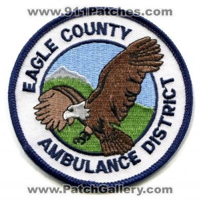Eagle County Ambulance District Patch (Colorado)
[b]Scan From: Our Collection[/b]
Keywords: ems