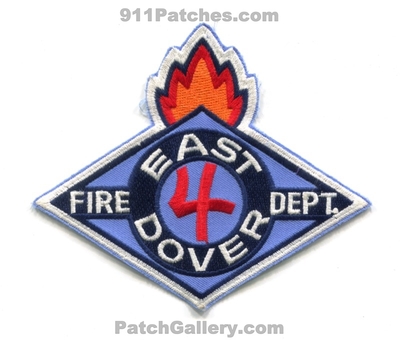 East Dover Fire Department 4 Patch (New Jersey)
Scan By: PatchGallery.com
Keywords: dept.