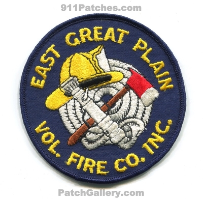 East Great Plain Volunteer Fire Company Inc Patch (Connecticut)
Scan By: PatchGallery.com
Keywords: vol. co. inc. department dept.