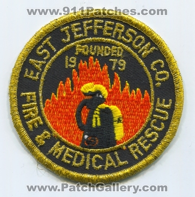 East Jefferson County Fire and Medical Rescue Patch (Alabama)
Scan By: PatchGallery.com
Keywords: co. & department dept.