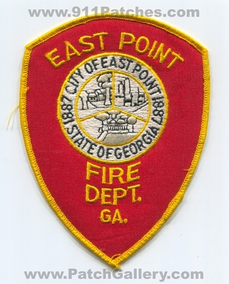East Point Fire Department Patch (Georgia)
Scan By: PatchGallery.com
Keywords: city of dept. 1887