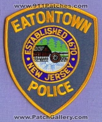 Eatontown Police Department (New Jersey)
Thanks to apdsgt for this scan.
Keywords: dept.