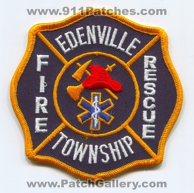 Edenville Township Fire Rescue Department Patch (Michigan)
Scan By: PatchGallery.com
Keywords: twp. dept.