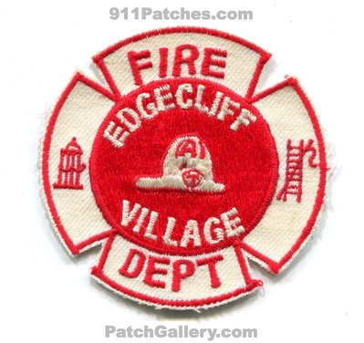 Edgecliff Village Fire Department Patch (Texas)
Scan By: PatchGallery.com
Keywords: dept.