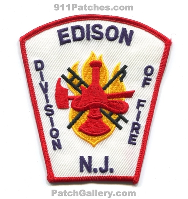 Edison Division of Fire Department Patch (New Jersey)
Scan By: PatchGallery.com
Keywords: div. dept.