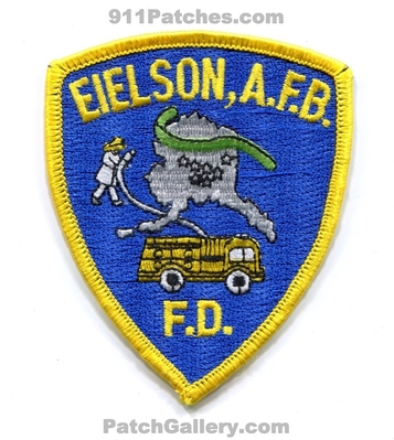 Eielson Air Force Base AFB Fire Department USAF Military Patch (Alaska)
Scan By: PatchGallery.com
Keywords: dept.