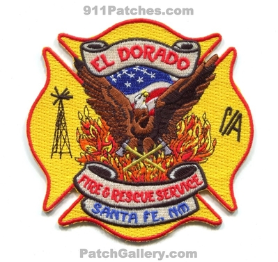 El Dorado Fire and Rescue Service Santa Fe Patch (New Mexico)
Scan By: PatchGallery.com
Keywords: & department dept. nm