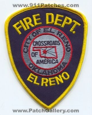 El Reno Fire Department (Oklahoma)
Scan By: PatchGallery.com
Keywords: dept. city of crossroads of america elreno