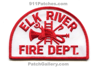 Elk River Fire Department Patch (Minnesota)
Scan By: PatchGallery.com
Keywords: dept.