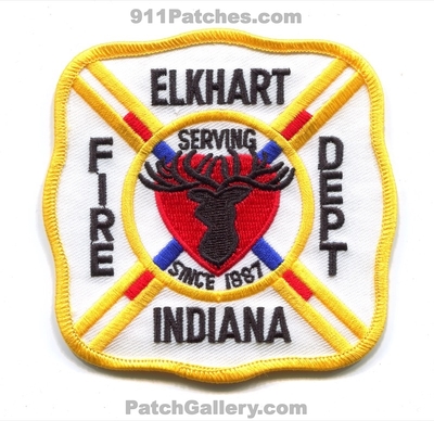 Elkhart Fire Department Patch (Indiana)
Scan By: PatchGallery.com
