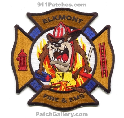 Elkmont Fire Department 11 Patch (Alabama)
Scan By: PatchGallery.com
Keywords: & and ems dept. taz