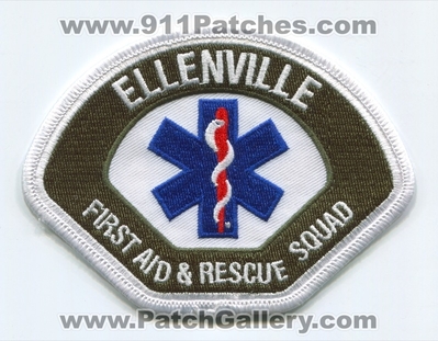 Ellenville First Aid and Rescue Squad EMS Patch (New York)
Scan By: PatchGallery.com
Keywords: & emergency medical services ambulance