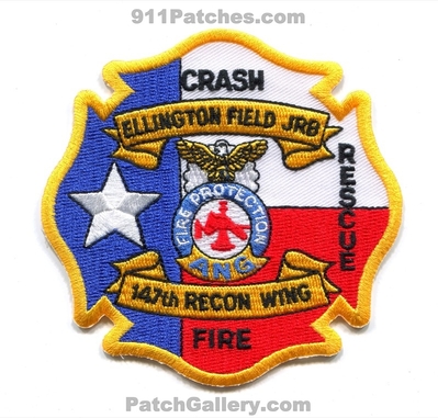 Ellington Field JRB Crash Fire Rescue Department USAF Military Patch (Texas)
Scan By: PatchGallery.com
Keywords: joint reserve base cfr dept. air national guard ang 147th recon wing cfr arff aircraft airport firefighter firefighting