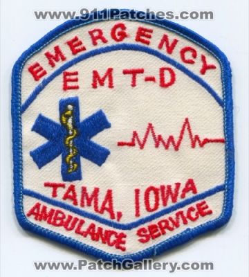 Emergency Ambulance Service EMT-D Tama (Iowa)
Scan By: PatchGallery.com
Keywords: ems