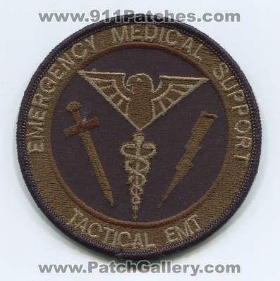 Emergency Medical Support Tactical EMT EMS Patch (UNKNOWN STATE)
Scan By: PatchGallery.com
Keywords: ambulance services swat