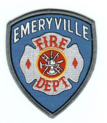 Emeryville Fire Dept
Thanks to PaulsFirePatches.com for this scan.
Keywords: california department