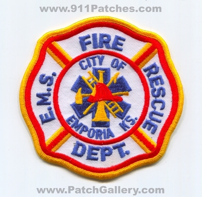 Emporia Fire Rescue EMS Department Patch (Kansas)
Scan By: PatchGallery.com
Keywords: city of e.m.s. dept. ks.