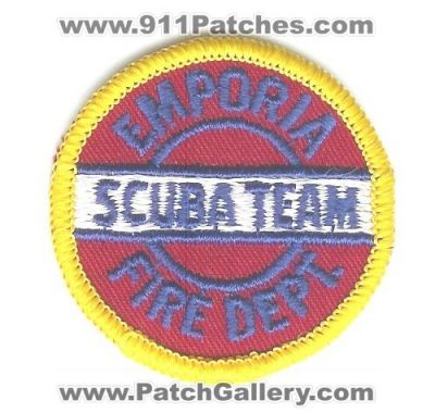 Emporia Fire Department SCUBA Team (Kansas)
Thanks to Mark C Barilovich for this scan.
Keywords: dept.