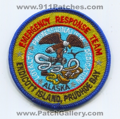 Endicott Island Emergency Response Team ERT Prudhoe Bay Patch (Alaska)
Scan By: PatchGallery.com
Keywords: e.r.t. fire ems department dept. loyalty professionalism dedication