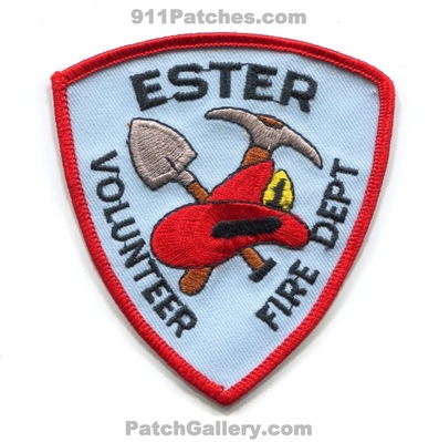 Ester Volunteer Fire Department Patch (Alaska)
Scan By: PatchGallery.com
Keywords: vol. dept.