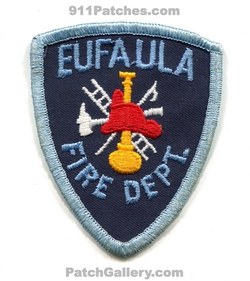 Eufaula Fire Department Patch (Alabama)
Scan By: PatchGallery.com
Keywords: dept.