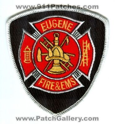Eugene Fire and EMS Department (Oregon)
Scan By: PatchGallery.com
Keywords: & dept.