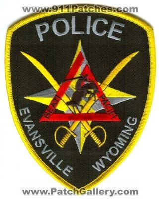 Evansville Police Department (Wyoming)
Scan By: PatchGallery.com

