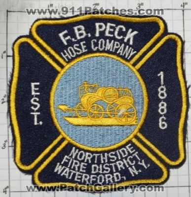 F.B. Peck Fire Hose Company Northside District (New York)
Thanks to swmpside for this picture.
Keywords: fb waterford n.y.