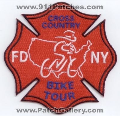 FDNY Fire Department Cross Country Bike Tour (New York)
Thanks to Paul Howard for this scan.
Keywords: city of dept.