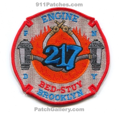 New York City Fire Department FDNY Engine 217 Patch (New York)
Scan By: PatchGallery.com
Keywords: of dept. f.d.n.y. company co. station bed-stuy brooklyn