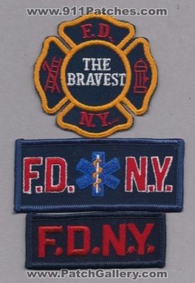 FDNY Fire Department The Bravest (New York)
Thanks to Paul Howard for this scan.
Keywords: city of dept. f.d.n.y. ems