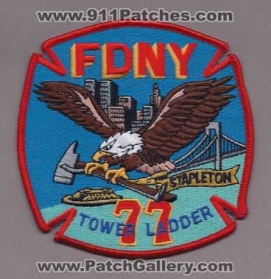 FDNY Fire Department Tower Ladder 77 (New York)
Thanks to Paul Howard for this scan.
Keywords: city of dept. stapleton
