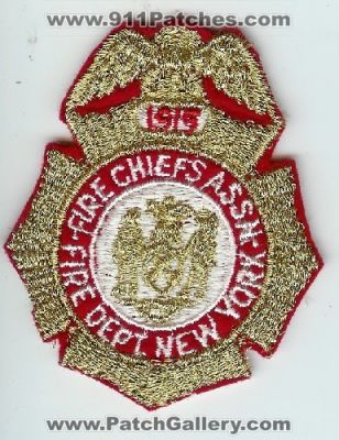 FDNY Fire Chiefs Association (New York)
Thanks to Mark C Barilovich for this scan.
Keywords: chief's dept. department of