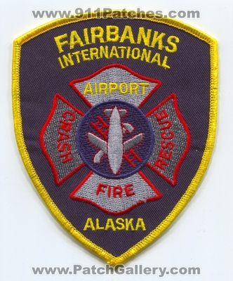 Fairbanks International Airport Crash Fire Rescue CFR Department Patch (Alaska)
Scan By: PatchGallery.com
Keywords: intl. dept. c.f.r. arff a.r.f.f. aircraft rescue firefighter firefighting