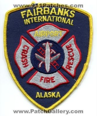 Fairbanks International Airport Crash Fire Rescue Department (Alaska)
Scan By: PatchGallery.com
Keywords: cfr arff aircraft firefighter firefighting