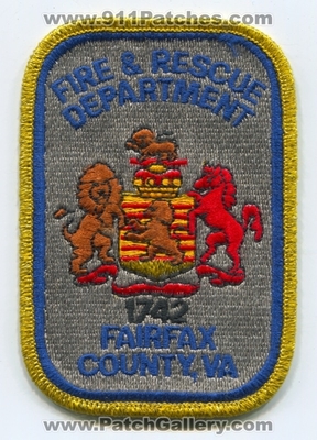 Fairfax County Fire and Rescue Department Patch (Virginia)
Scan By: PatchGallery.com
Keywords: co. & dept. va
