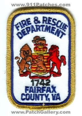 Fairfax County Fire and Rescue Department (Virginia)
Scan By: PatchGallery.com
Keywords: & dept. va