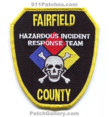 Fairfield County Fire Department Hazardous Incident Response Team Patch (Connecticut)
Scan By: PatchGallery.com
Keywords: co. dept. hirt hazmat haz-mat materials skull
